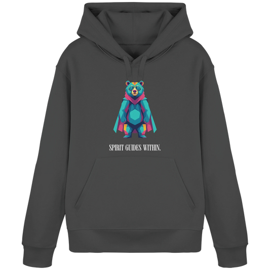 Krafttier Bär Bio Hoodie – Symbol für Stärke & Erdung