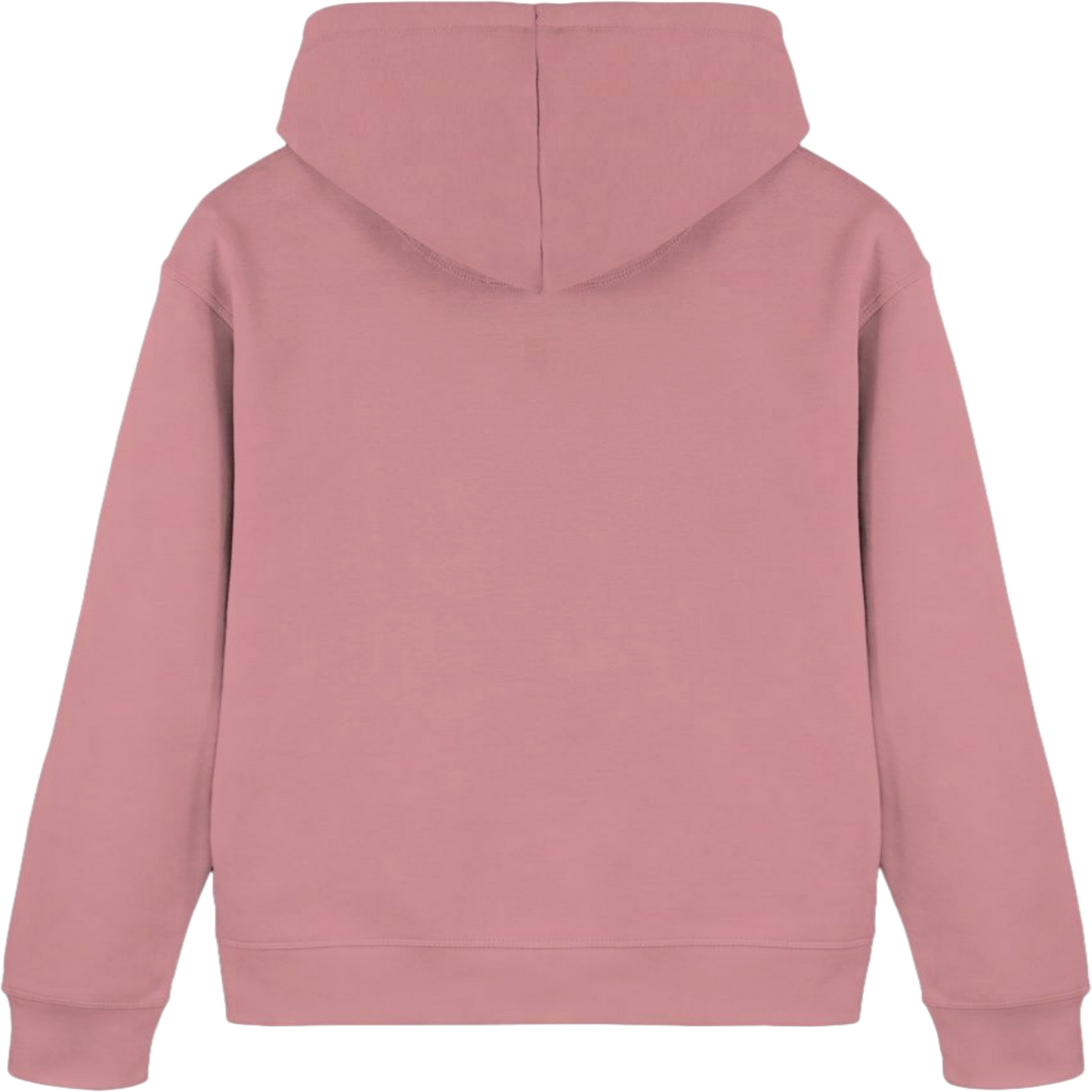 Bio Damen Hoodie in Canyon Pink mit Krafttier Bär Lineart Motiv