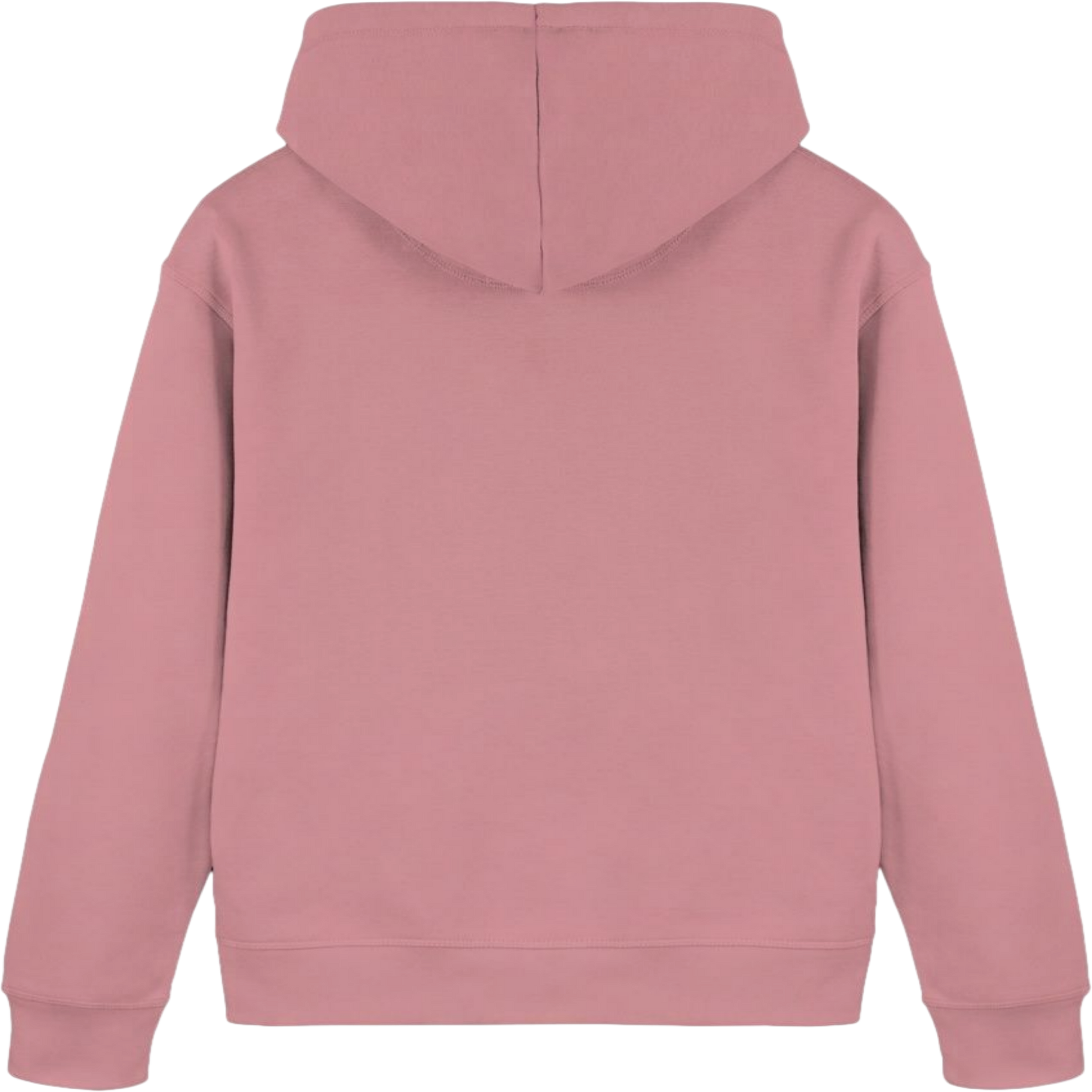 Bio Damen Hoodie in Canyon Pink mit Krafttier Bär Lineart Motiv