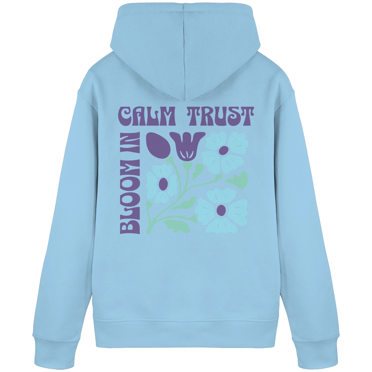 Bio Damen Hoodie in Canyon Pink mit Selbstvertrauen & Selbstwert Design