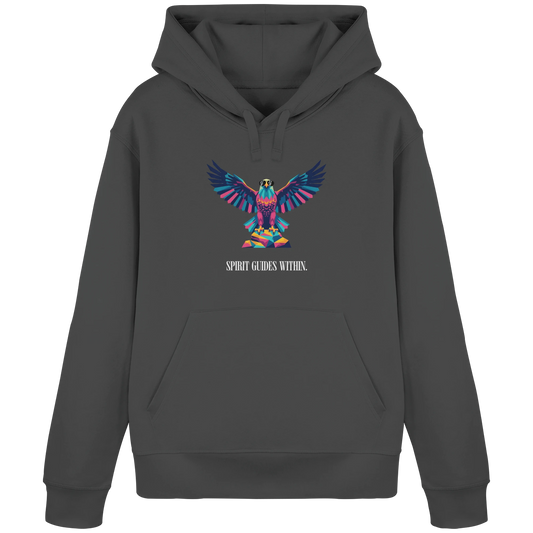 Krafttier Adler Bio Hoodie – Symbol für Klarheit & Selbstbestimmung