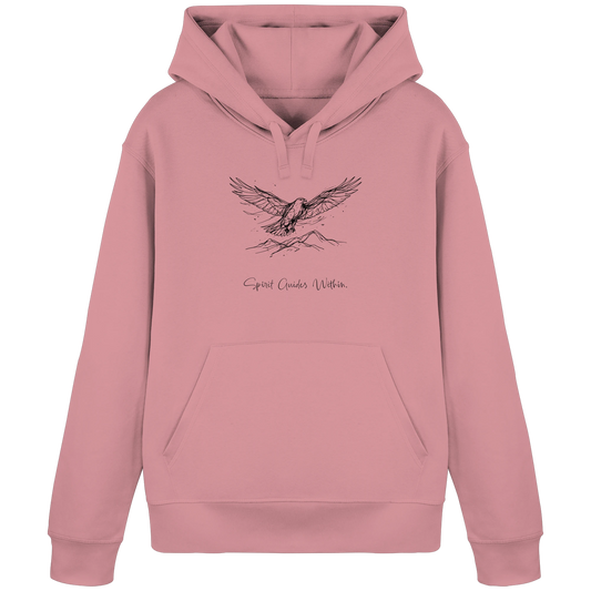 Krafttier Adler Bio Hoodie – Symbol für Klarheit & Selbstbestimmung