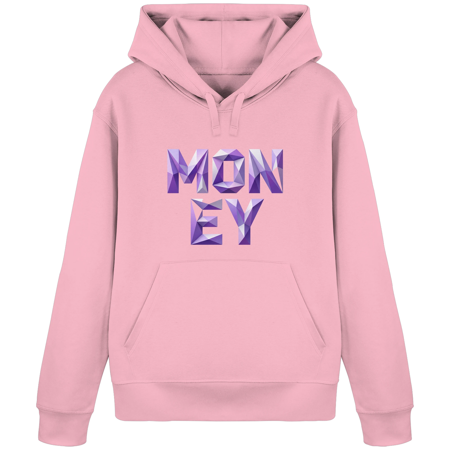 Bio Damen Produkt in Cotton Pink mit MONEY Expand Your Reality Design