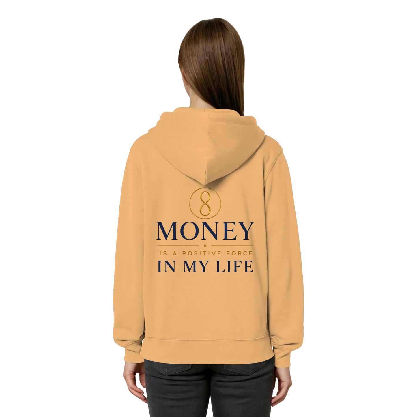 Bio Damen Zipper in Nispero mit Money Force Design