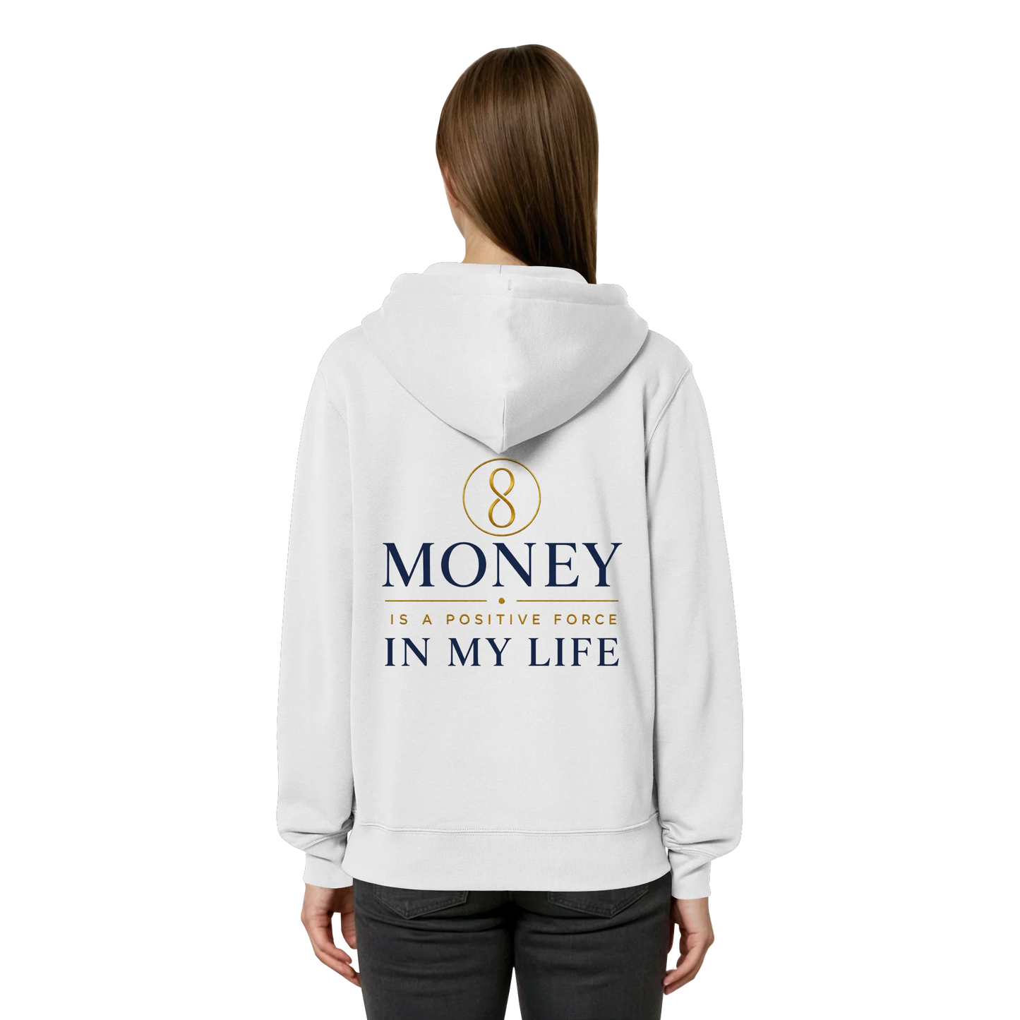 Bio Damen Zipper in Nispero mit Money Force Design