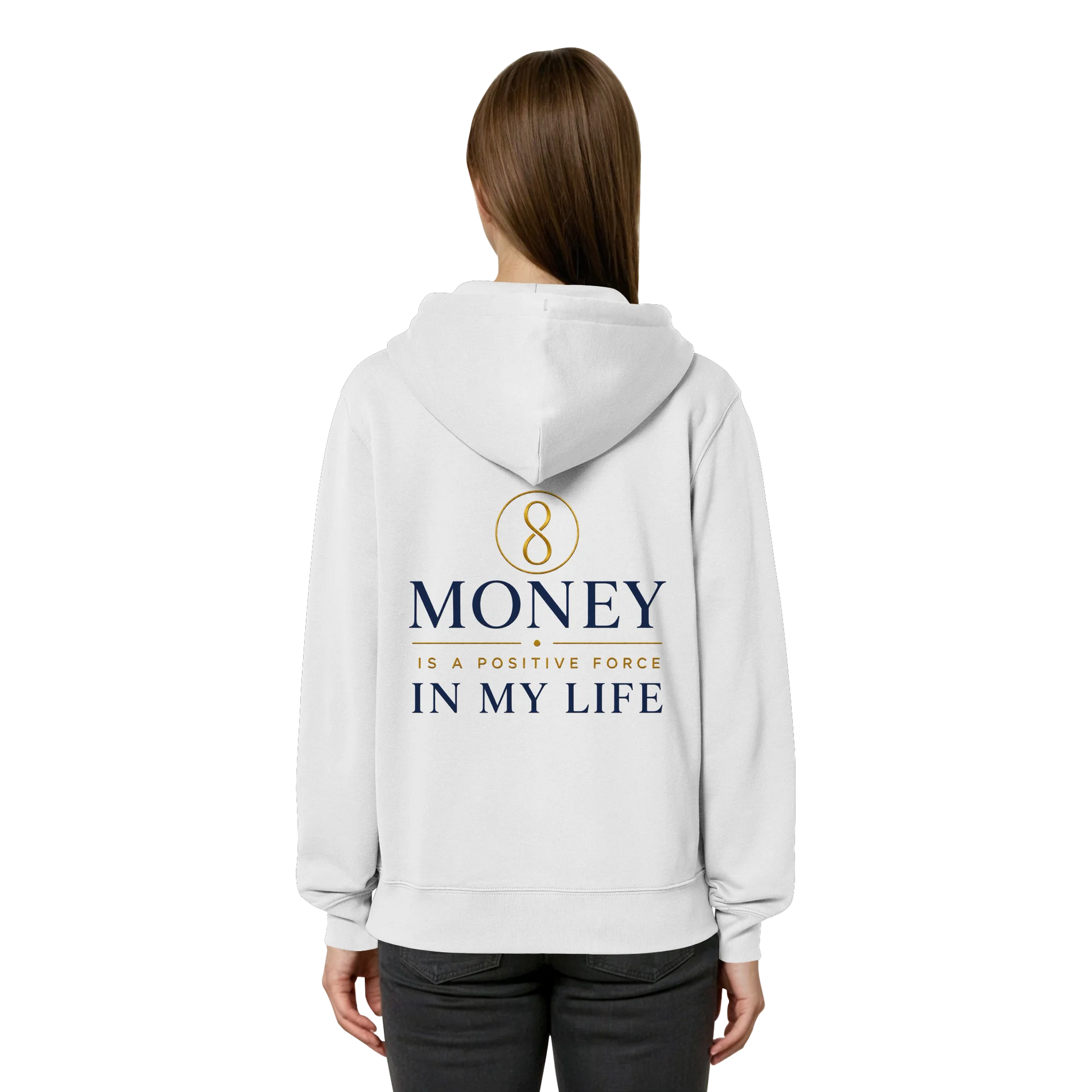 Bio Damen Zipper in Nispero mit Money Force Design