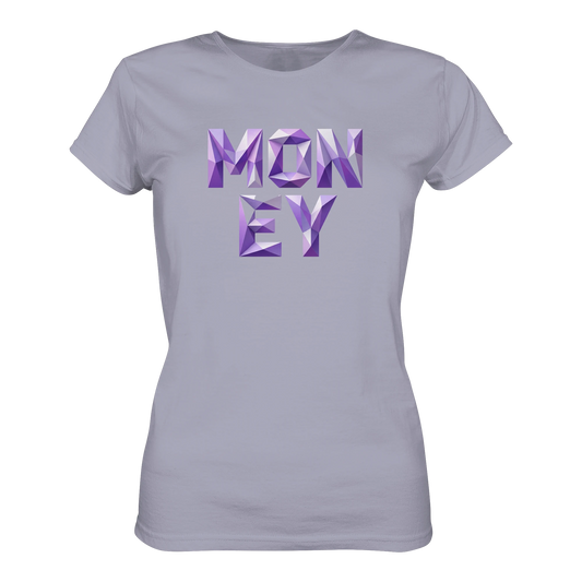 Bio Damen Produkt in Lavender mit MONEY Expand Your Reality Design