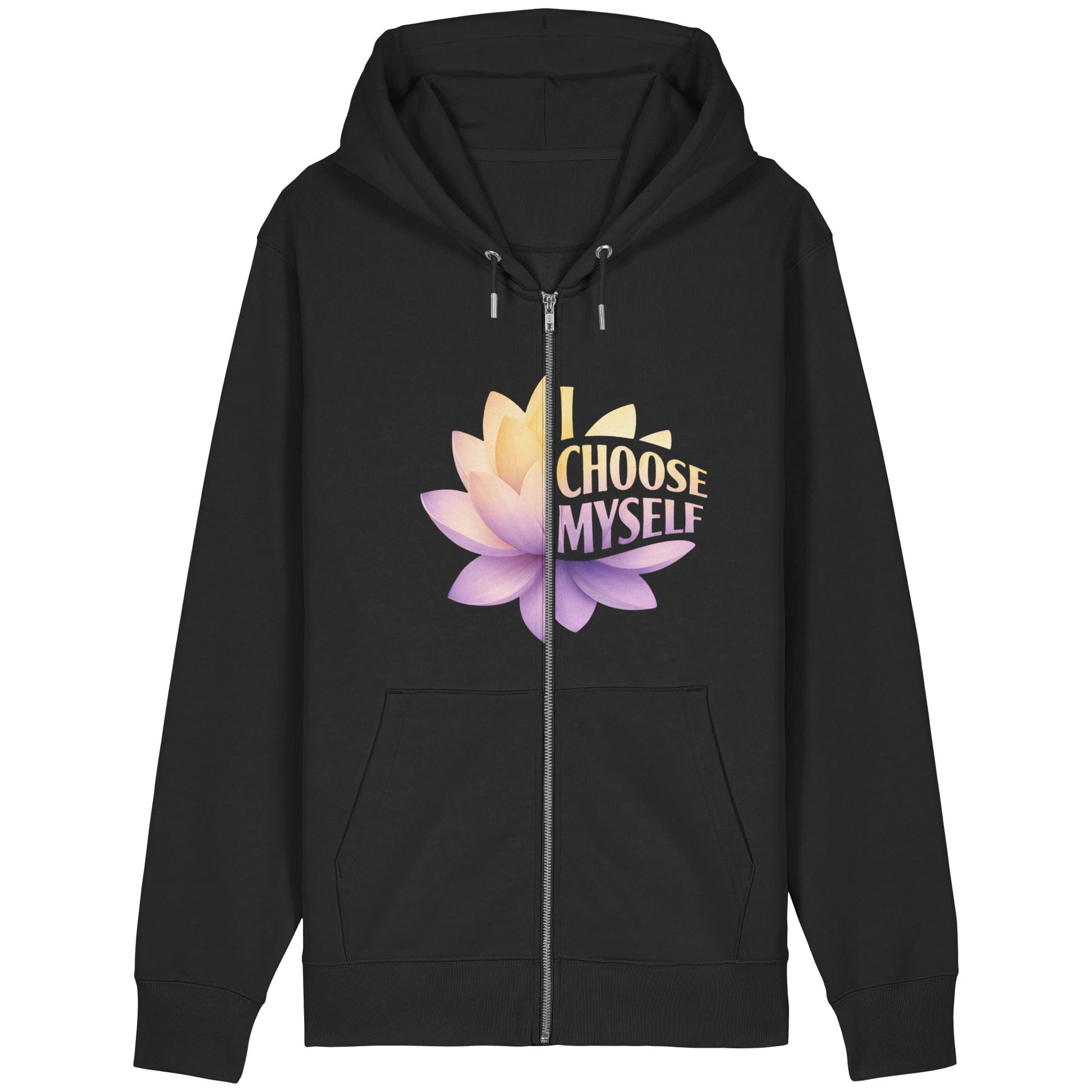 Bio Damen Produkt in Burgundy mit Lotus I choose myself Design