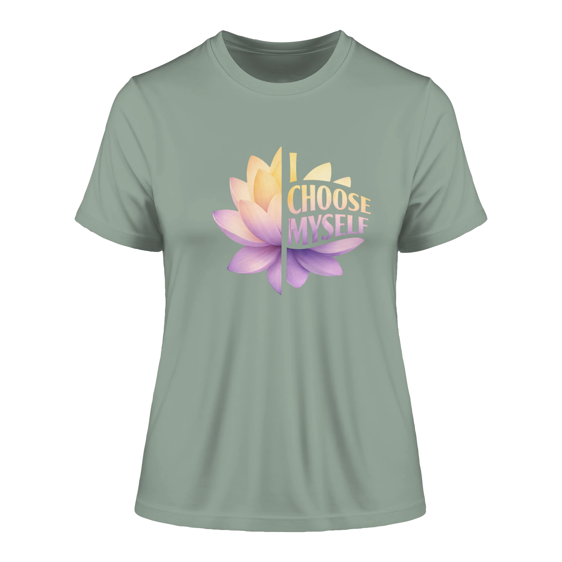 Bio Damen Produkt in Aloe mit Lotus I choose myself Design