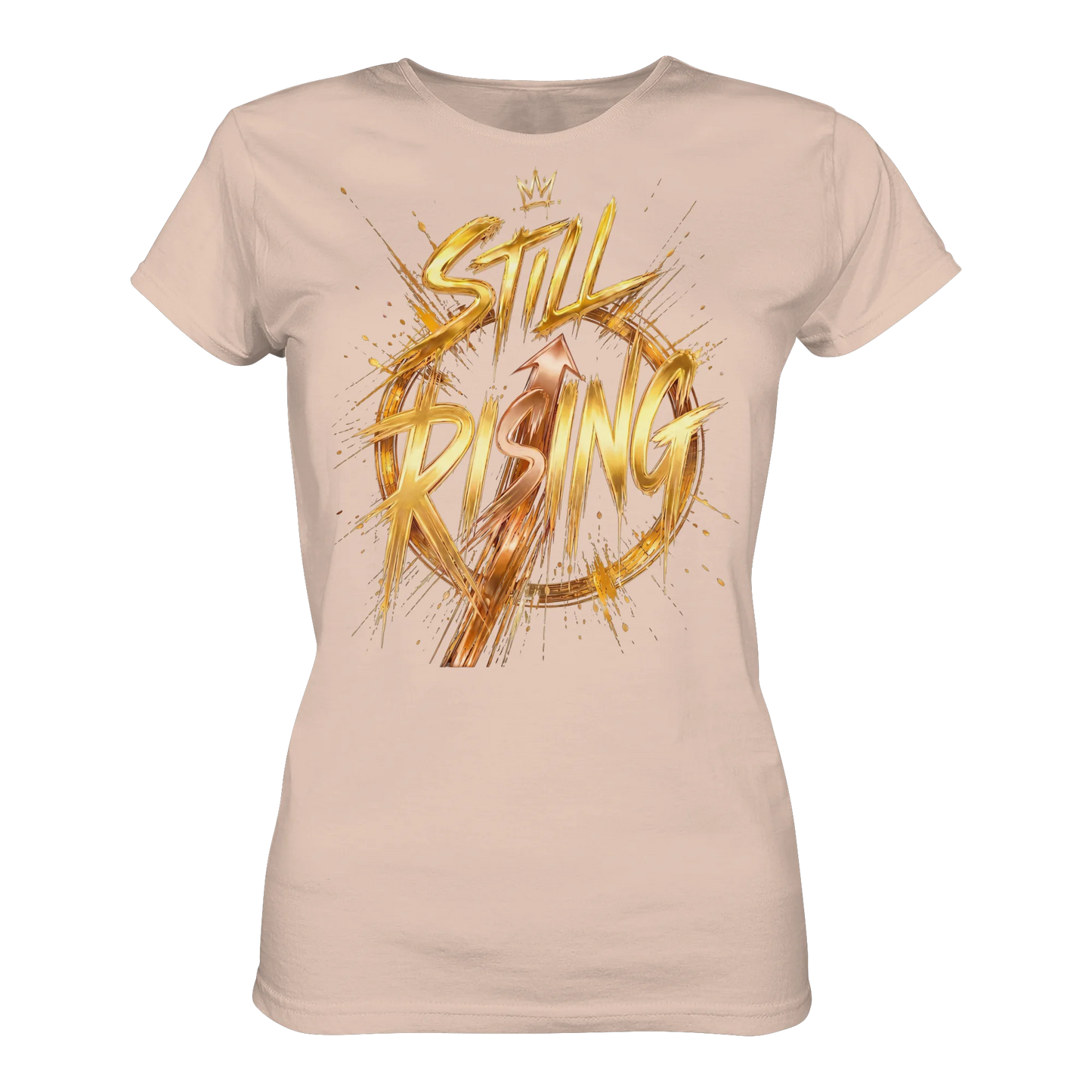 Bio Damen Shirt in Burgundy mit Still Rising Design