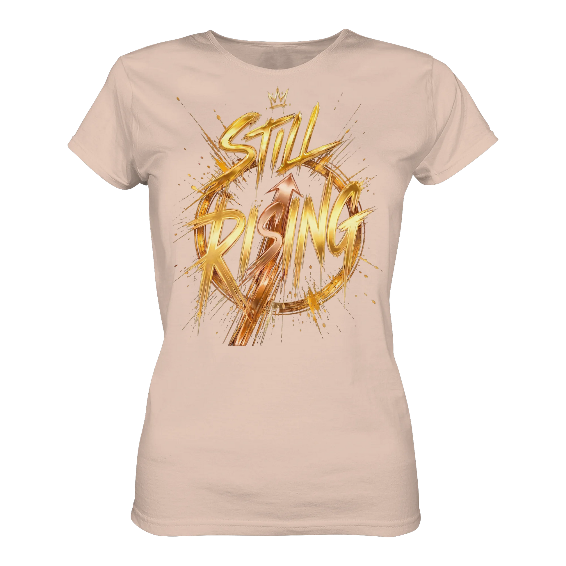 Bio Damen Shirt in Burgundy mit Still Rising Design