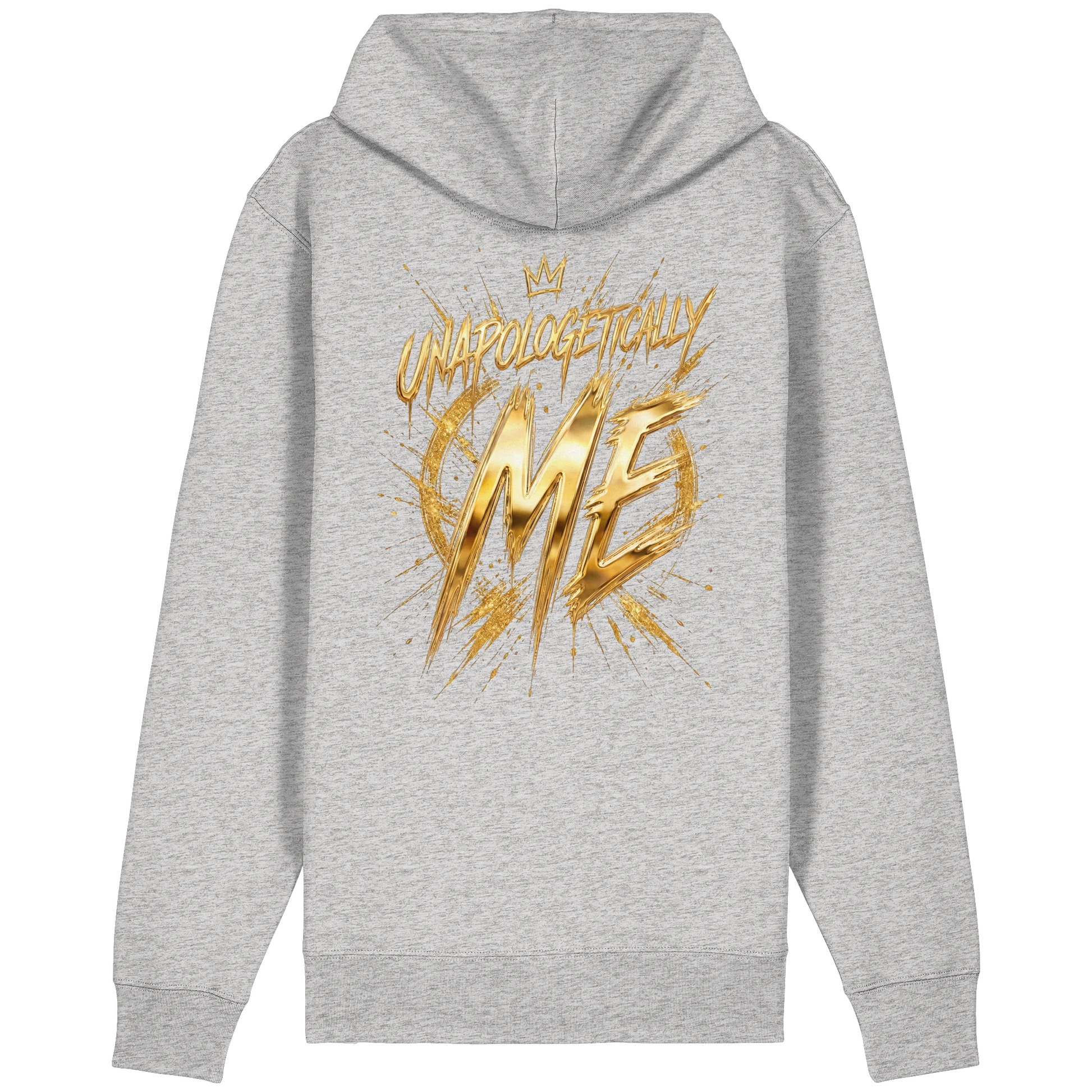 Bio Damen Zipper in Black mit Unapologetically Me Design